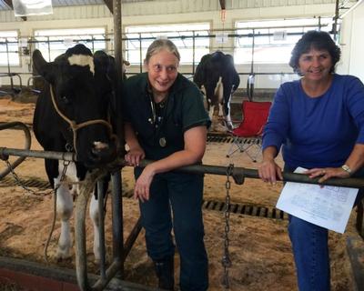 Cynthia Lankenau and Linda Wright (organic dairy producer)