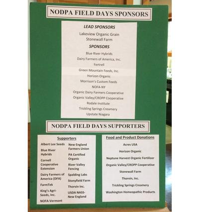 NODPA’s Sponsors and Supporters for 2014