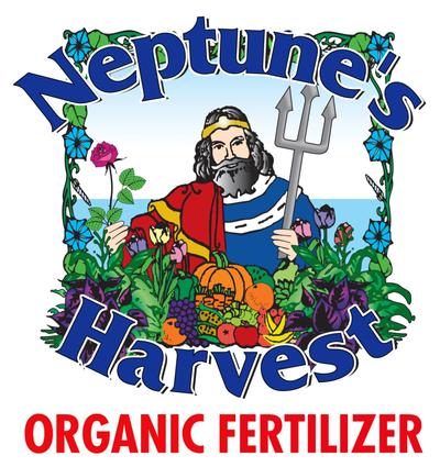 Neptune’s Harvest Logo with Organic Fertilizer text